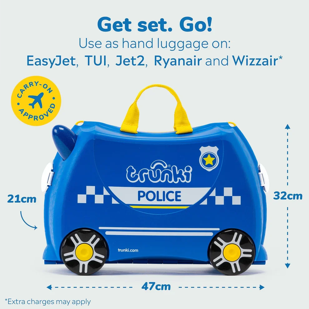 Детско Куфарче Percy Police Car Trunki
