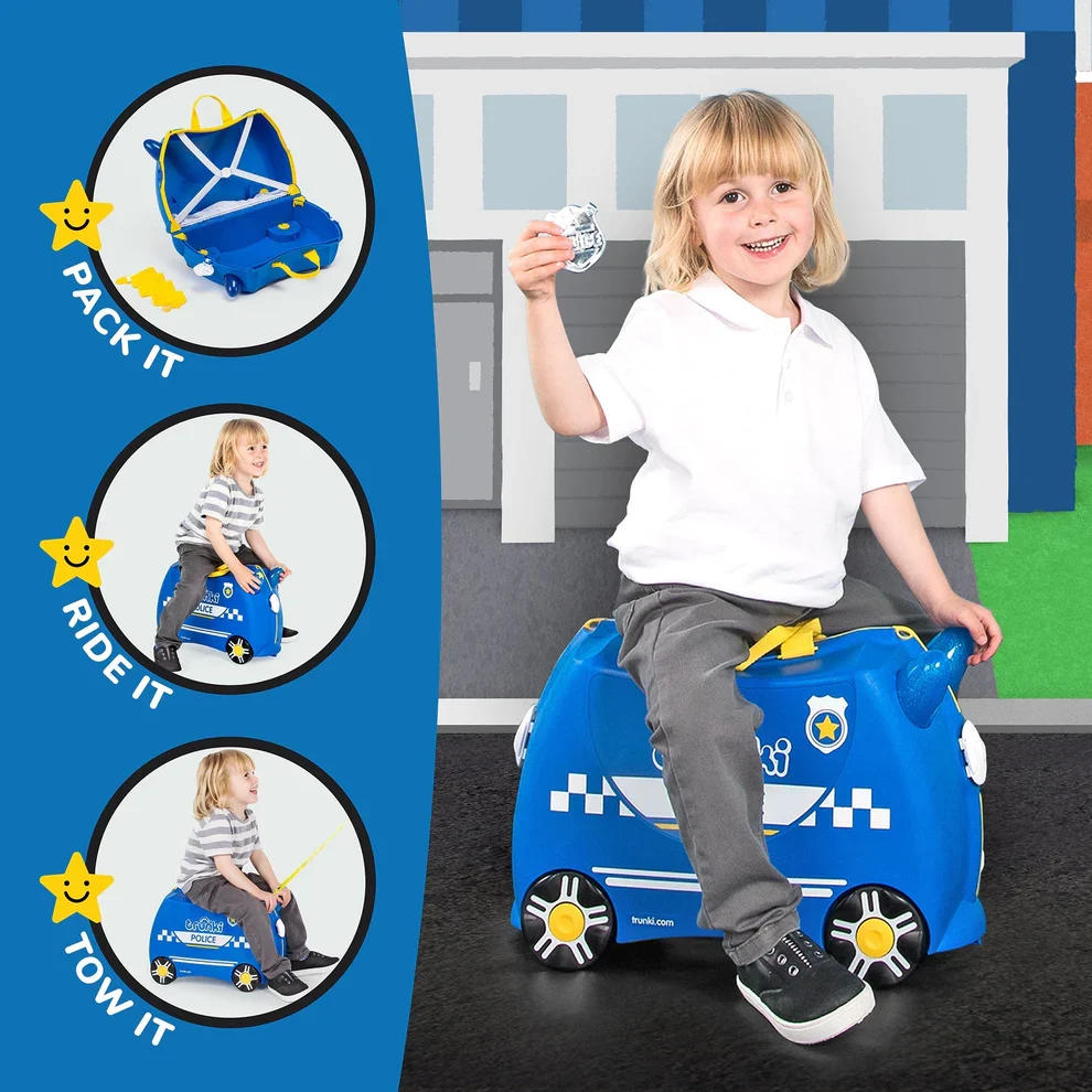 Детско Куфарче Percy Police Car Trunki