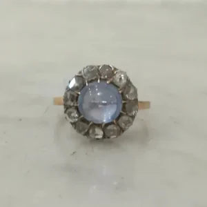 Пръстен с диамант Pompadour Sapphire Cabochon