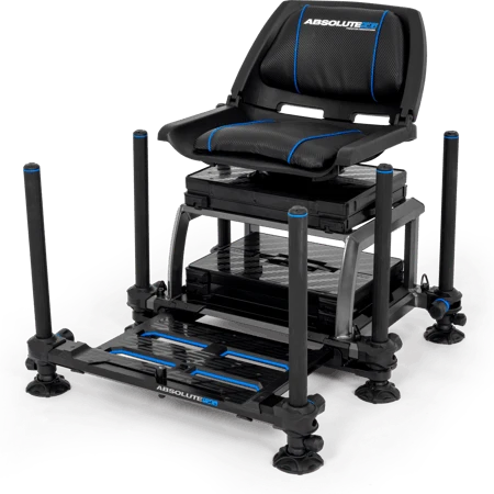 Preston Absolute 5G 360 Station — риболовна платформа с 360° седалка (предварителна поръчка, очаквана доставка около 10-06...