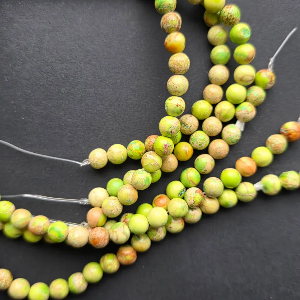 Мъниста мъниста полускъпоценни камъни сфери REGALIT GREEN