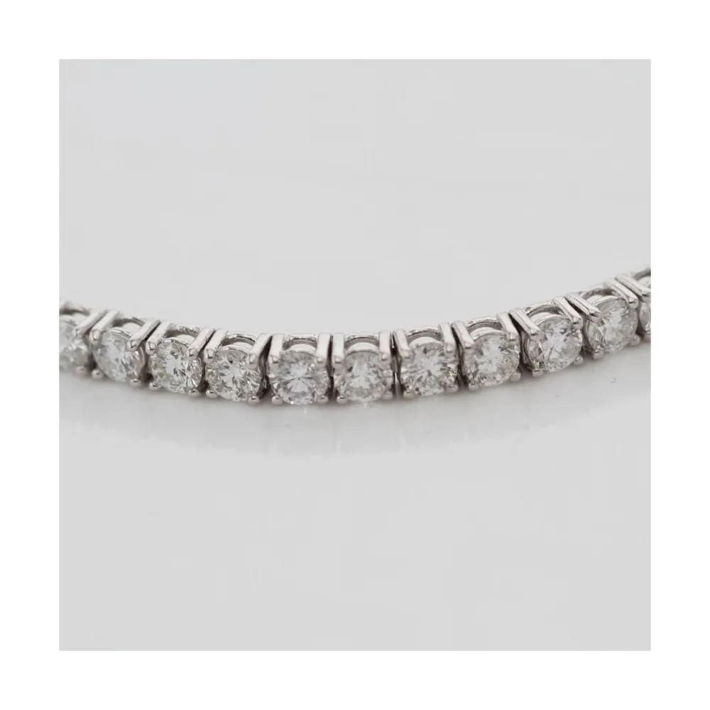 RIVIÈRE - Гривна от бяло злато 18 карата и диаманти 6,04 ct