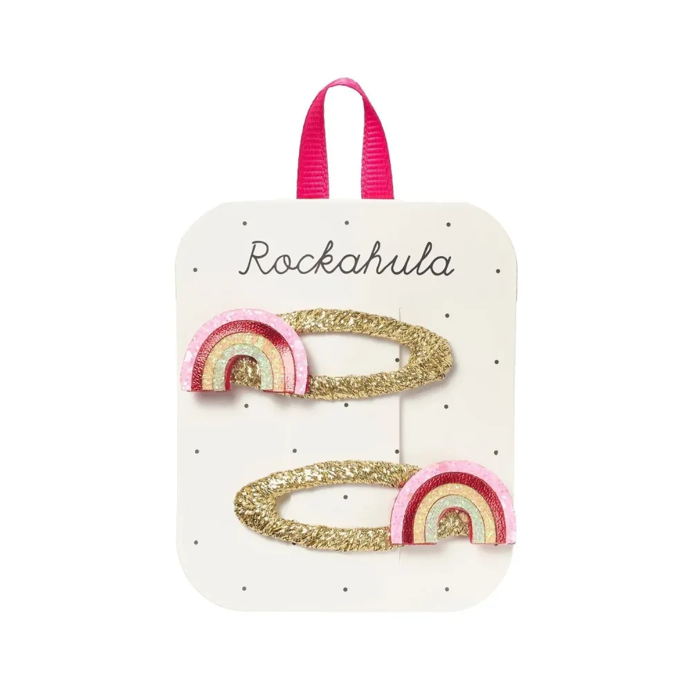 Rockahula щипки за коса за момичета блясък карнавал дъга