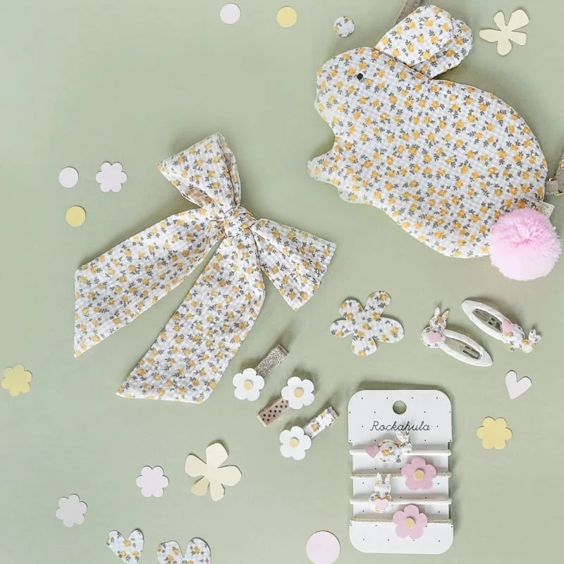 Rockahula клипове за момичета Ditsy Hoppy Bunny