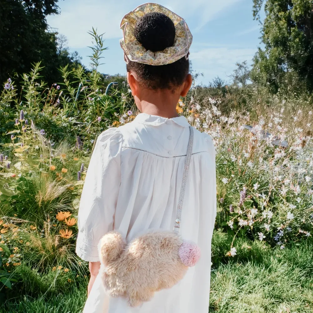 Rockahula Ластик за коса за момичета вратовръзка за коса Petal Double Ruffle
