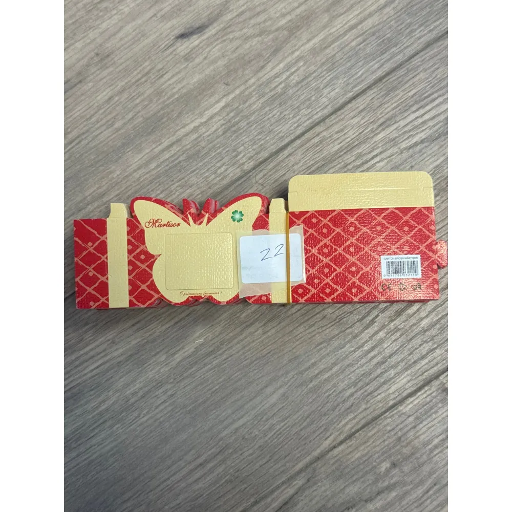 Set 200 Bucati Ambalaj Pentru Brose Model Fluture Rosu