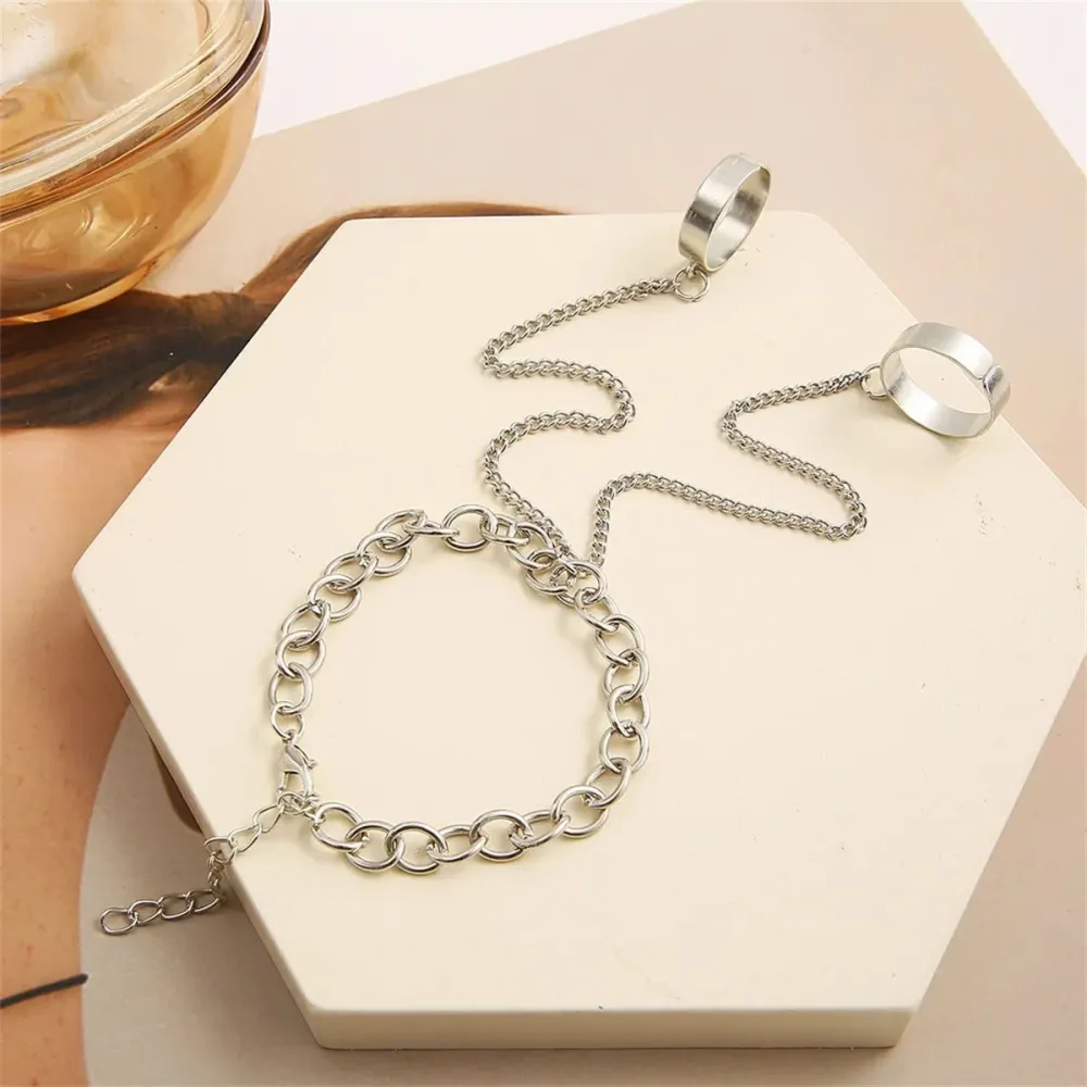 Сребърна гривна тип „Slave Bracelet“