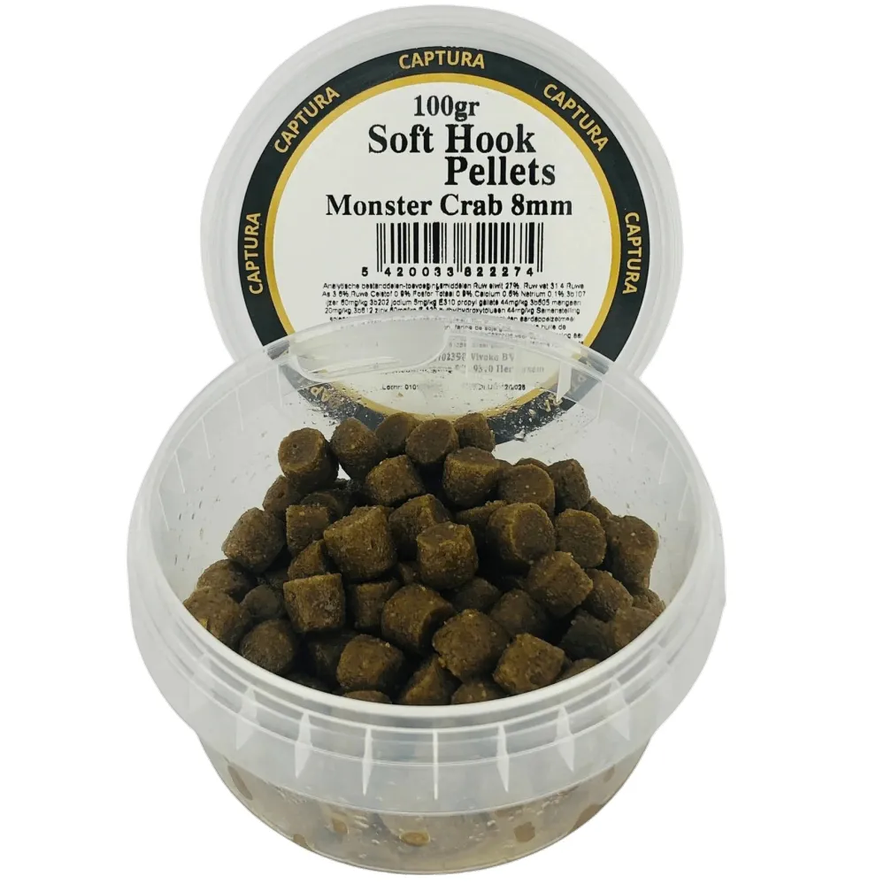 SOFT HOOK PELLETS MONSTER CRAB 100g - 8mm 🎁