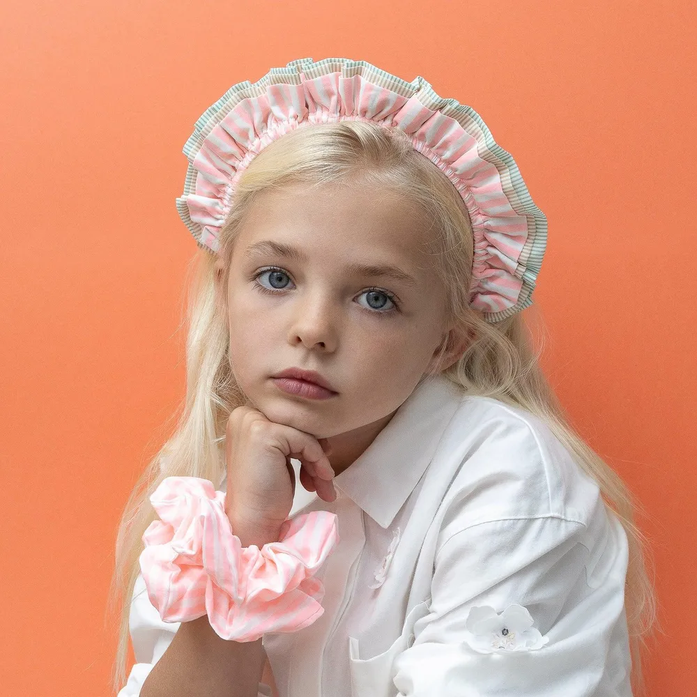 Диадема Stripe ruffle