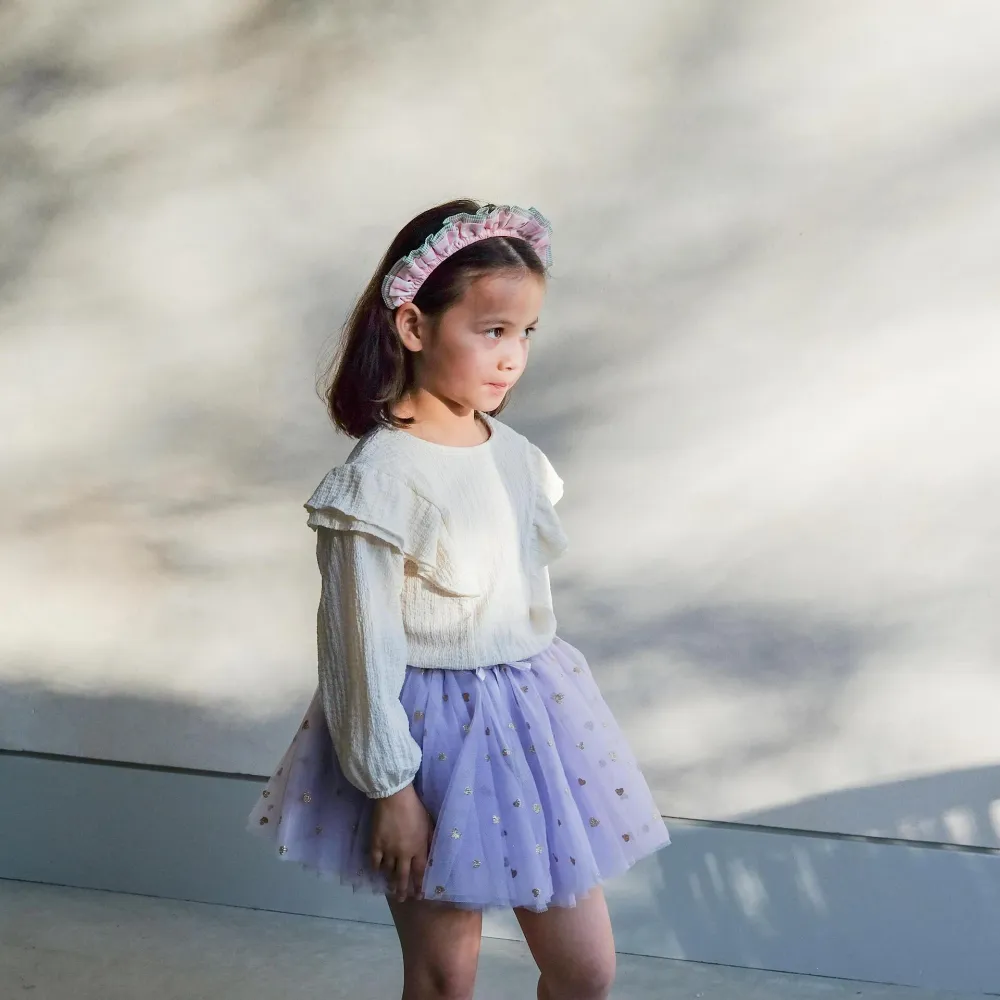 Диадема Stripe ruffle