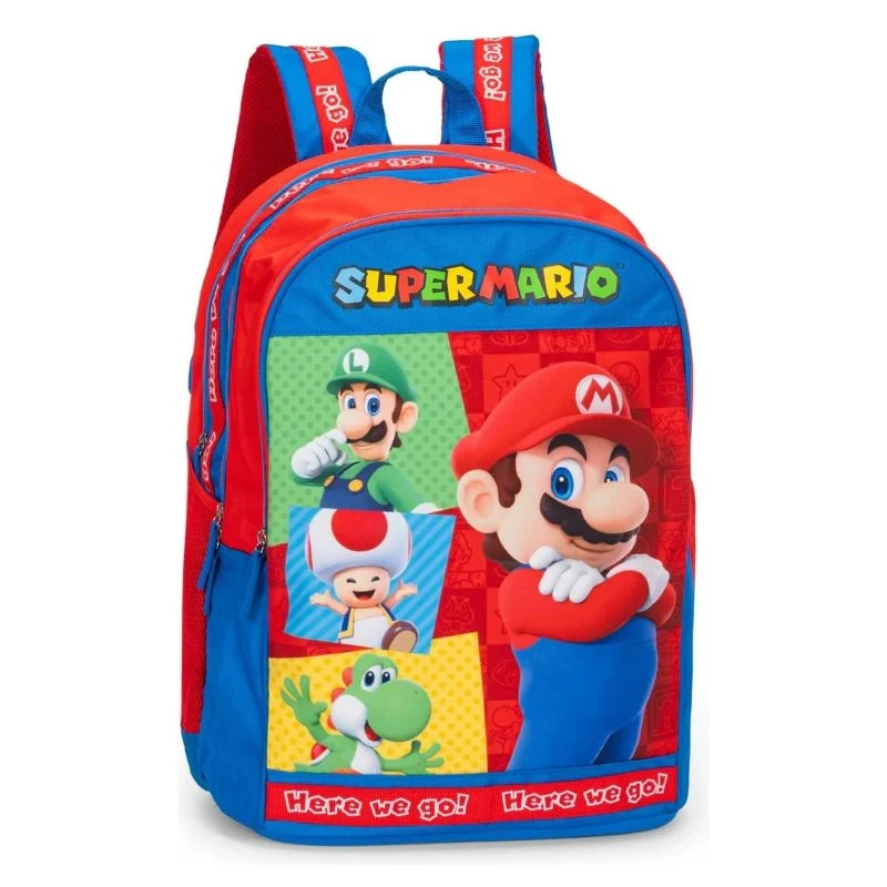 Ученическа раница Super Mario Red/Blue
