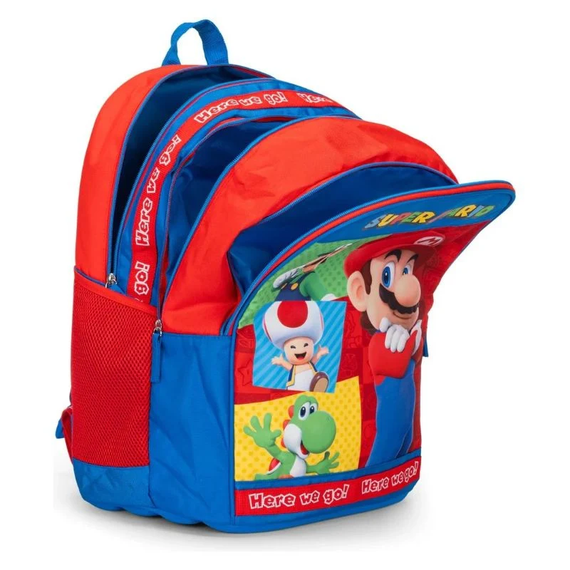 Ученическа раница Super Mario Red/Blue