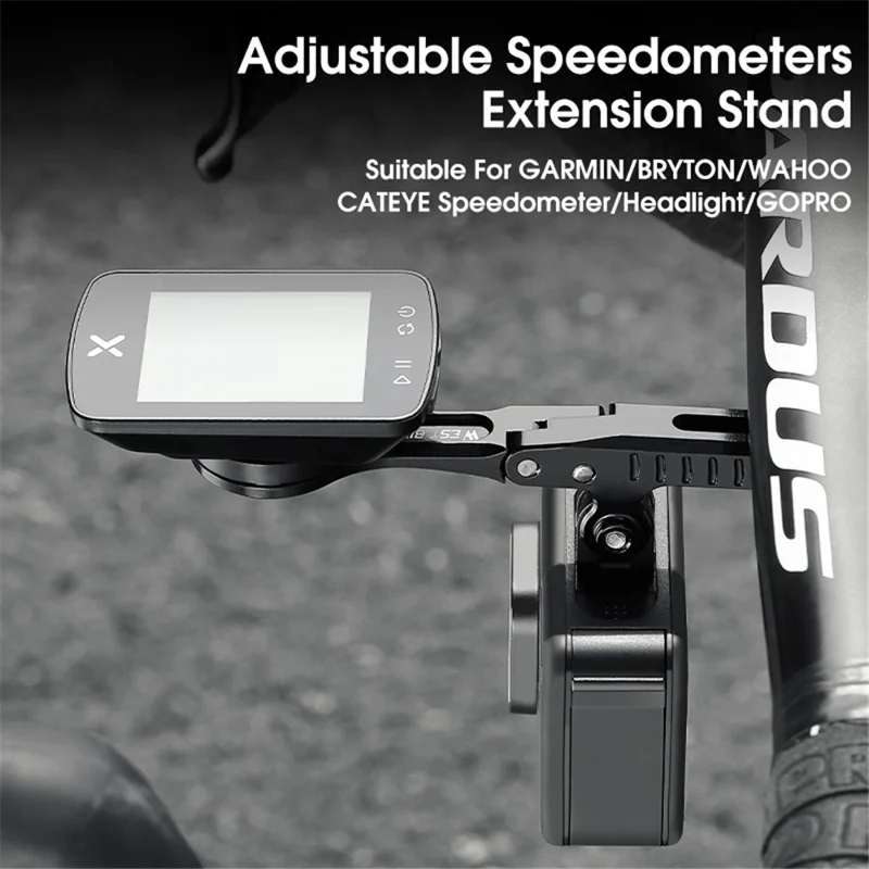 Държач за брояч WEST BIKING YP0719356 алуминий, велосипедна кормило с индикатор