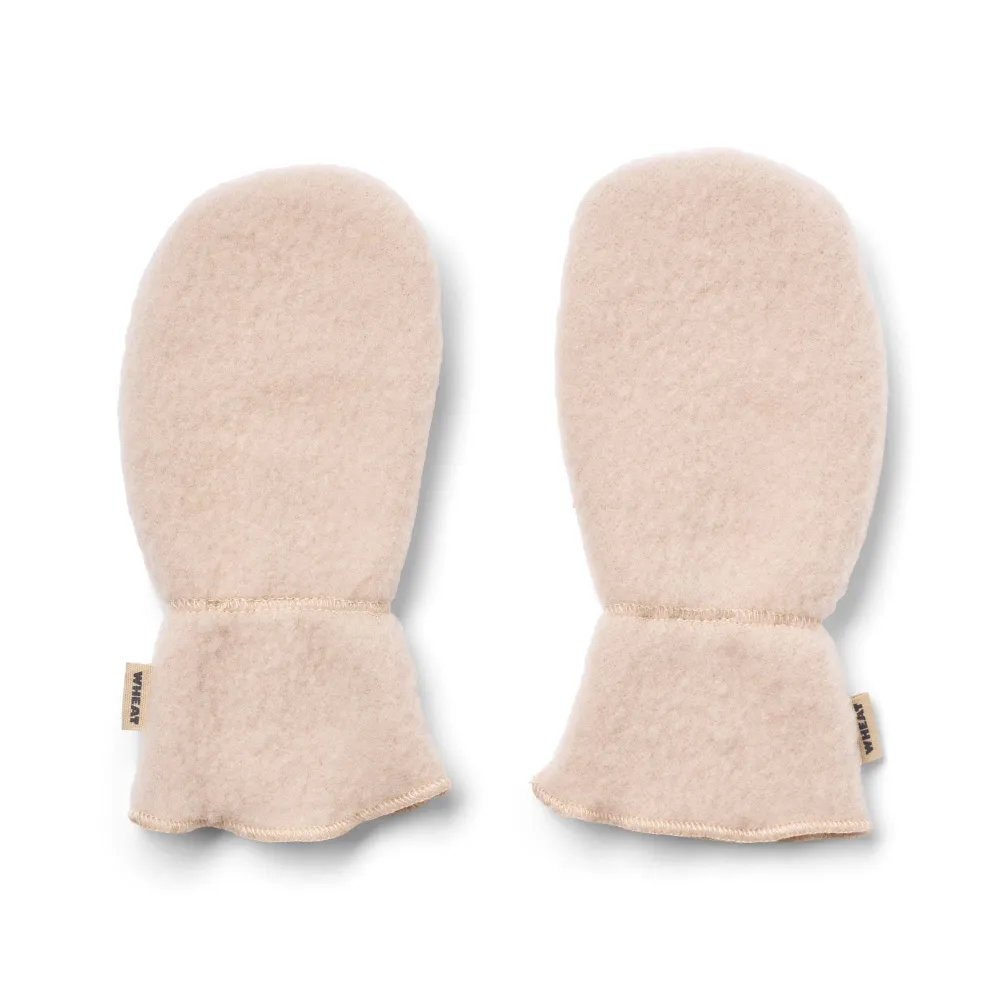 Wheat Детски ръкавици от вълна Miitens Jay Pale Lilac