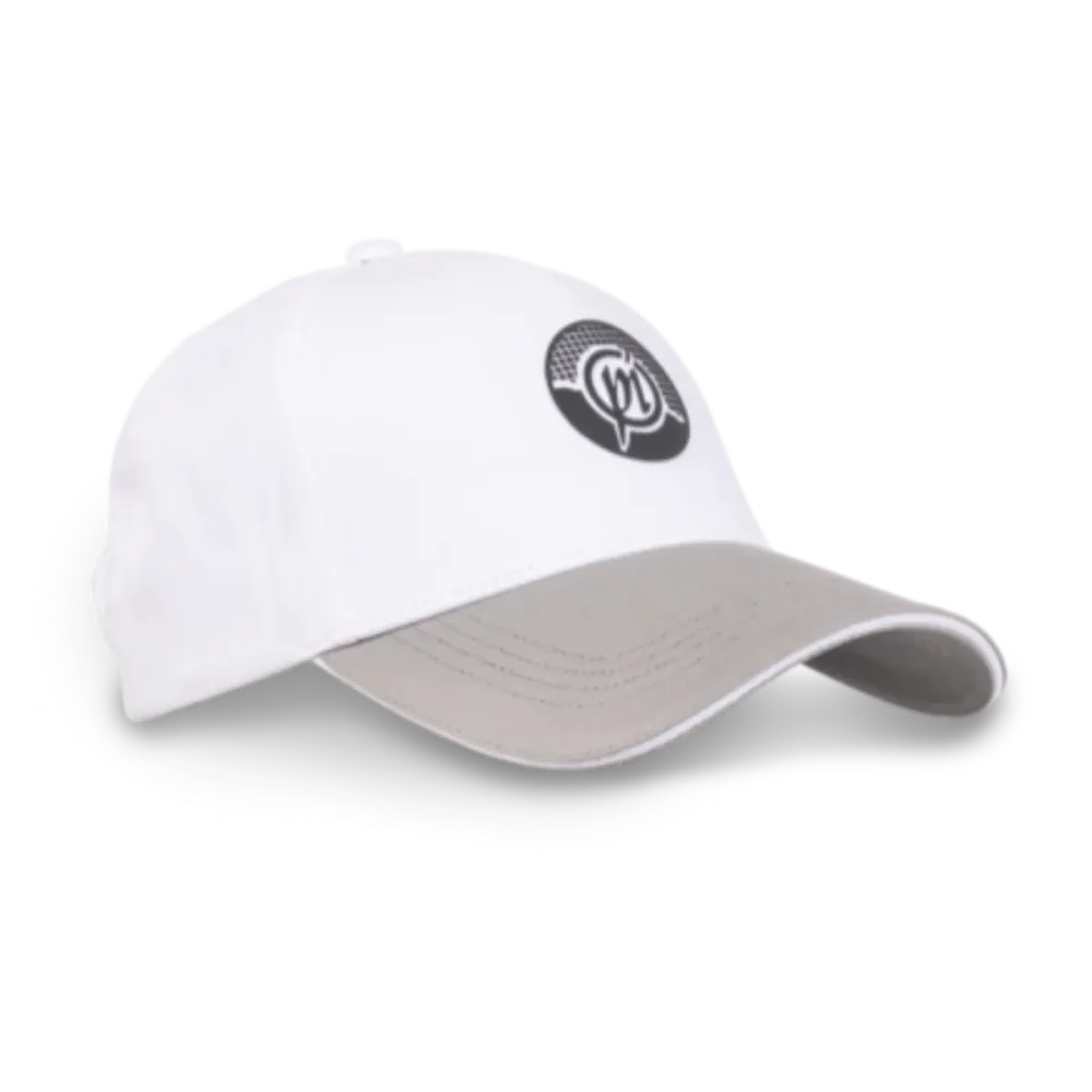 WHITE PI LOGO CAP - π