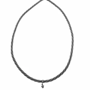 Колие от бяло злато с диаманти Whiting