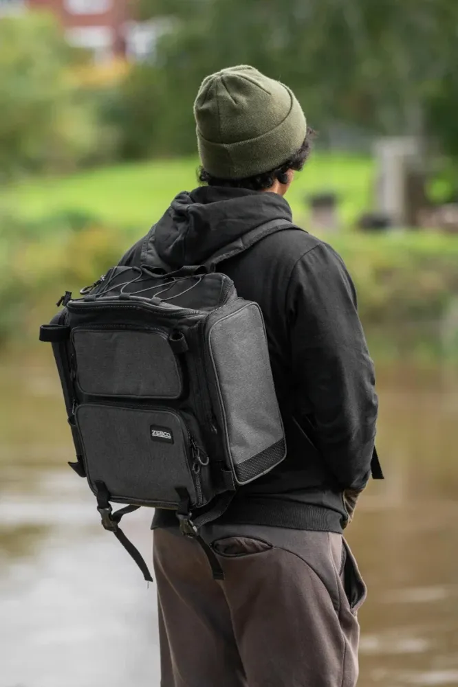 ZEBCO TROPHY RUCKSACK AND BOX 23L
