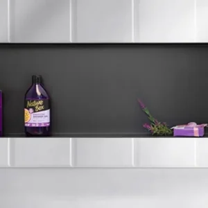 Ниша за вграждане WALL-BOX No Rim Black - черен мат