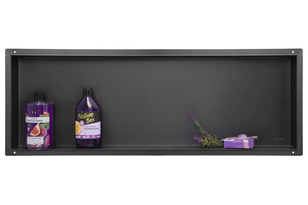 Ниша за вграждане WALL-BOX No Rim Black - черен мат